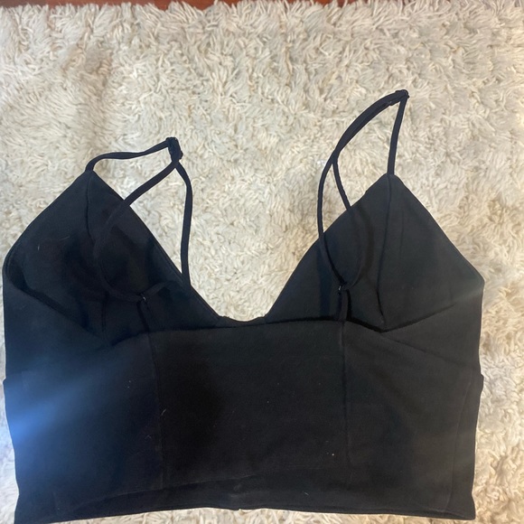 Wilfred Free Aritzia Black Bustier Top Size XS - Picture 3 of 3